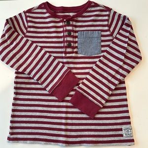 Sale! ⭐️5/$25⭐️ Oshkosh striped waffle shirt